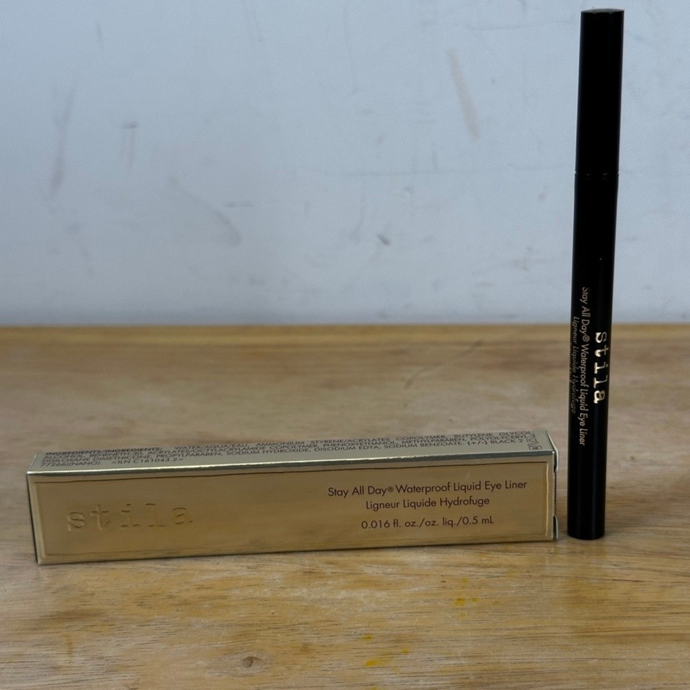 Stila Stay All Day Waterproof Liquid‎ Eye Liner 0.5mL Intense Black 0.016 fl oz